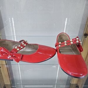 Kids Red Mary Jane Shoes